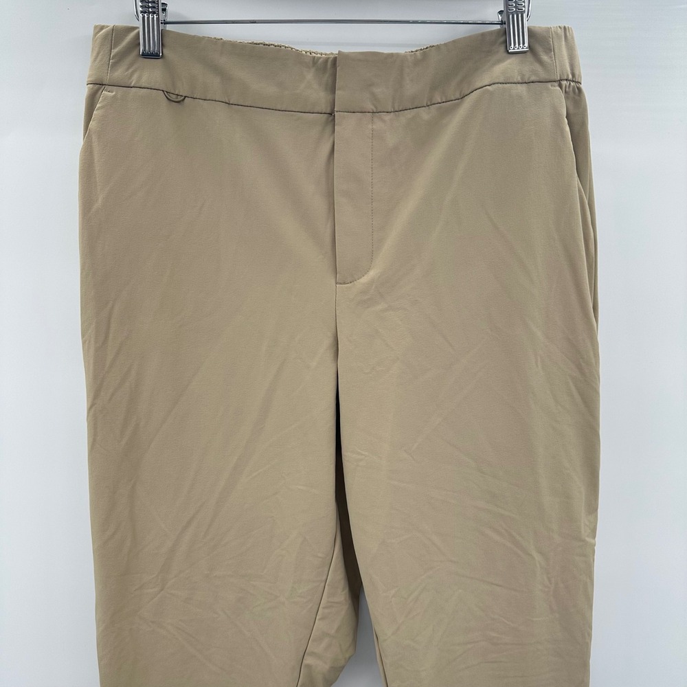 FIGS PRO Womens Tan Khaki Stretch Professional Trousers Pants Large W23WW2005